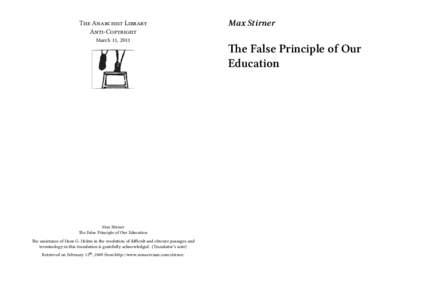 Max_Stirner__The_False_Principle_of_Our_Education