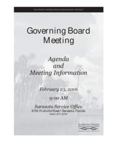 Agenda - Tuesday, February 23, 2016