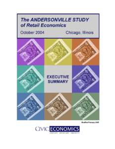 Modified February 2005  THE ANDERSONVILLE STUDY OF RETAIL ECONOMICS OCTOBER 2004