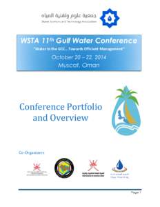 WSTA 11th Gulf Water Conference 