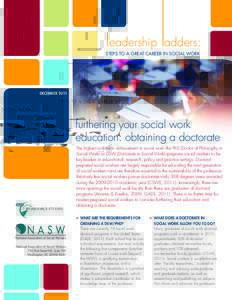 leadership  adders: STEPS TO A GREAT CAREER IN SOCIAL WORK