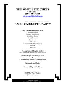Microsoft Word - BASIC OMELETTE PARTY