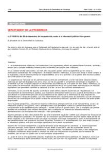 1/38  Diari Oficial de la Generalitat de Catalunya Núm2014 CVE-DOGC-A
