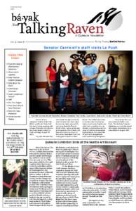 September 2011 Vol. 5, Issue 9  Senator Cantwell’s staff visits La Push