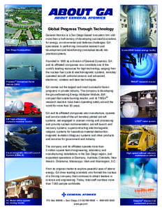 ABOUT GENERAL ATOMICS  Global Progress Through Technology San Diego headquarters