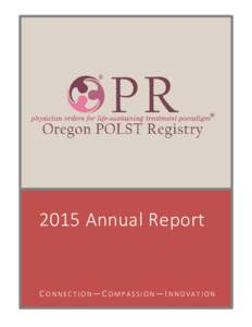 Oregon POLST Registry Annual Report