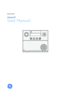[removed]95R  Simon XT User Manual