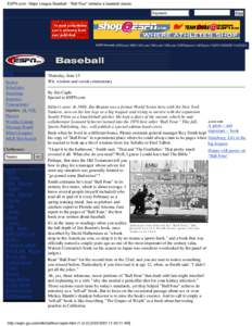 ESPN.com - Major League Baseball - 