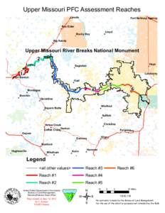 Upper Missouri PFC Assessment Reaches Laredo Fort Belknap Agency  Box Elder