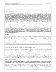 PECKHAMIA 42.1, 4 SeptemberISSNThis is a PDF version of PECKHAMIA 2(1): 6-9, December, 1980. Pagination of the original document has been retained.