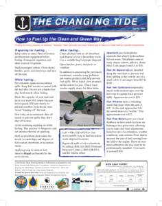 Changing Tide Newsletter (Spring 2009)