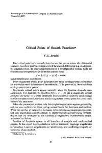 Proceedings of the International Congress of Mathematicians Vancouver, 1974