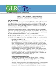 Microsoft Word - GLRC Implementation Frameworkfinal.doc