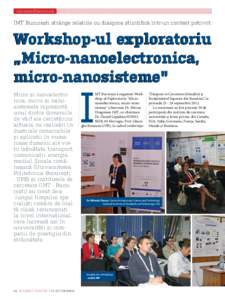 Cercetare/Electronică  IMT Bucureşti strânge relaţiile cu diaspora ştiinţifică într-un context potrivit: Workshop-ul exploratoriu „Micro-nanoelectronica,