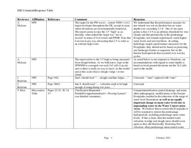 Microsoft Word - ISR Panel Responses to RECOVER Comments.docx