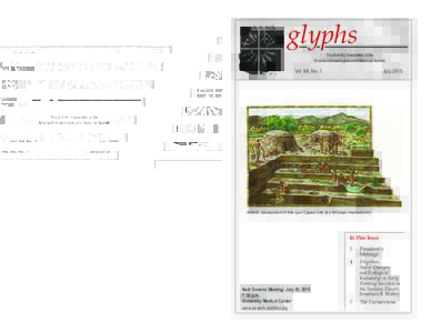 glyphs The Monthly Newsletter of the Arizona Archaeological and Historical Society Vol. 66, No. 1