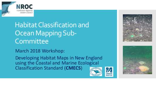 Habitat Classification and Ocean Mapping Sub-Committee