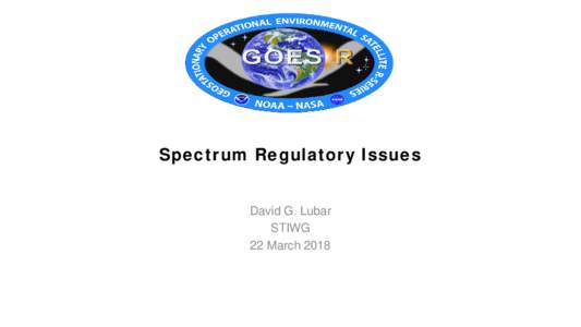 Spectrum Regulatory Issues