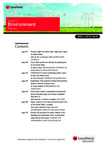 [removed]Vol 27 No 8  Contents page 241  Property rights and carbon units: rights upon repeal