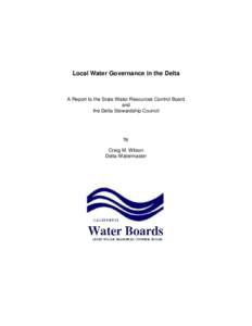 Microsoft Word - Local Water Governance in the Delta (2)