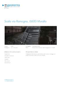 abcd Scala via Ramogna, 6600 Muralto Zeitraum Projektgrösse