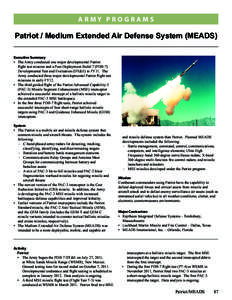 Rocketry / Space technology / MIM-104 Patriot / Medium Extended Air Defense System / Terminal High Altitude Area Defense / National missile defense / Raytheon / Missile / Ballistic missile / Missile defense / Anti-aircraft warfare / Anti-ballistic missiles