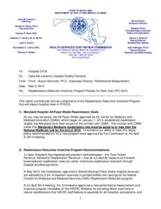 Microsoft Word - Readmission FY 2016 Memo 05_09 FINAL.docx