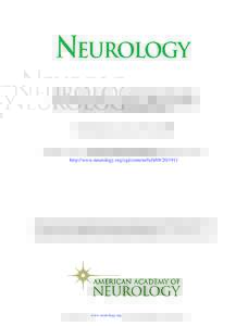 Relation of cognitive activity to risk of developing Alzheimer disease R. S. Wilson, P. A. Scherr, J. A. Schneider, Y. Tang and D. A. Bennett Neurology 2007;69;; originally published online Jun 27, 2007; DOI: 10