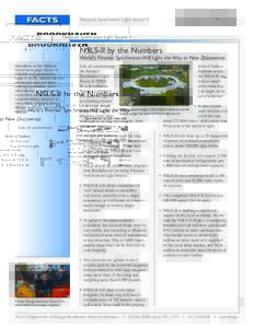 FACTS  National Synchrotron Light Source II NSLS-II by the Numbers