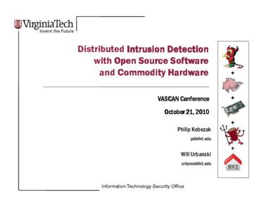 Distributed Intrusion Detection with Open Source Software and Commodity Hardware +