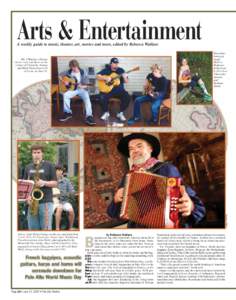 Arts & Entertainment A weekly guide to music, theater, art, movies and more, edited by Rebecca Wallace Hawaiianborn pop singer Melissa