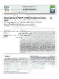 A general approach to incorporating spatial and temporal variation in individual-based models of fish populations with application to Atlantic mackerel