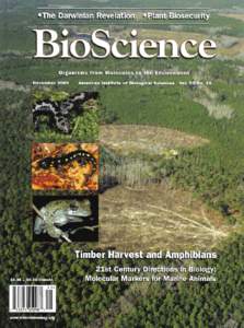 Articles  Effects of Timber Harvest on Amphibian Populations: Understanding Mechanisms from Forest Experiments
