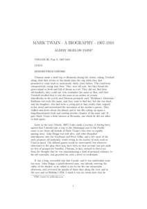 United States / American literature / Susy Clemens / Mark Twain: The Musical / Mark Twain / Clara Clemens / Literature