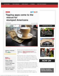Tipping apps come to the rescue for stumped Americans | New York Post