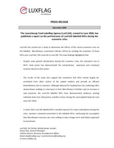 Microsoft Word - LuxFLAG - Press Release - December 09 - Performance Study EN.doc