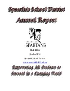 Microsoft Word - Spearfish School District Annual Report - Fall 2015