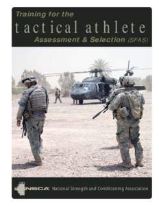 Training for the  tactical athlete Assessment & Selection (SFAS)