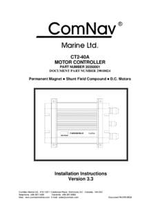 CT2-40A Installation Instructions