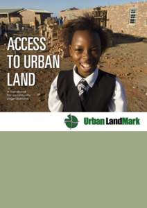ACCESS TO URBAN LAND A handbook for community organisations