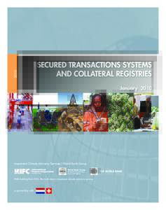 2010  SECURED TRANSACTIONS SYSTEMS AND COLLATERAL REGISTRIES January 2010