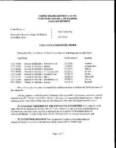 IT IS FURTHER ORDERED That Oluwashina Kazcem Ahmed-Al-Khalifa is authorized to submit to thi~ court, no earlier than twelve months from the date of this order, a motion to modify or re~cind this order, and IT IS FURTHER