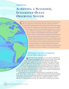 CHAPTER 26 - ACHIEVING A SUSTAINED, INTEGRATED OCEAN