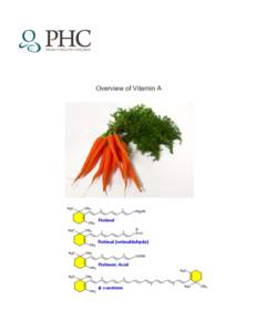 Nutrition / Vitamins / Health / Chemistry / Vitamin A / Retinol / Hypervitaminosis A / Vitamin / Beta-Carotene / Carotene / Retinal / Nyctalopia
