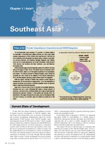 Chapter 1 / Asia 1  Southeast Asia Pillars of Aid Promote Comprehensive Cooperation toward ASEAN Integration L Cooperation results by country in Southeast Asia (FY2007)