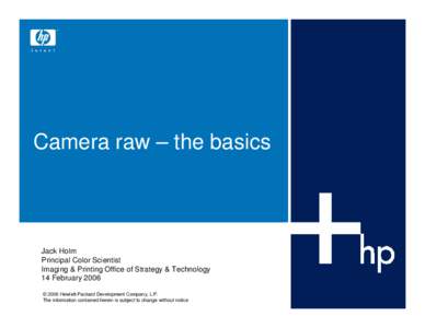 Microsoft PowerPoint - Camera raw - the basics.ppt