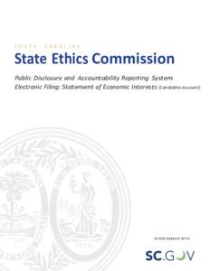 S O U T H  C A R O L I N A State Ethics Commission Public Disclosure and Accountability Reporting System