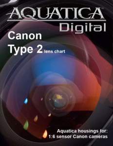 Canon Type 2 lens chart  For Canon with 1:6 sensor 4