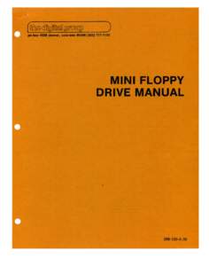 MINI FLOPPY AL DRIVE M •