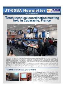 JT-60SA Newsletter No.12, 28 December 2010 Tenth technical coordination meeting held in Cadarache, France